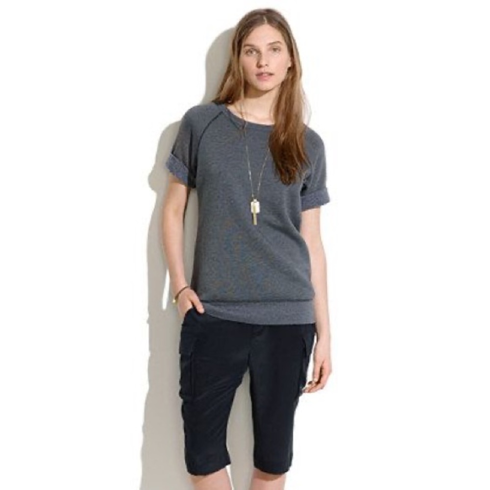 Madewell silk cargo shorts